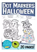 Vista previa - Hojas de trabajo - Dot Markers Halloween material preescolar - Portada