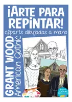 Vista previa - Manualidades / Dibujos para colorear - American Gothic, Grant Wood - clipart (historia del arte) - Portada