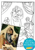 Vista previa - Elementos para la creación de materiales - Cliparts Raphael - La Madonna Sixtina (historia del arte) - página 1