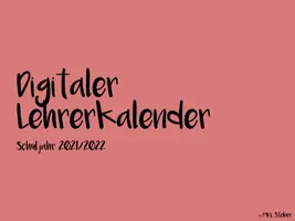 Vorschau - Lehrpläne/Lehrermaterial - Digitaler Lehrerkalender Schuljahr 2021/22 - Seite 2