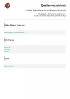 Vorschau - Arbeitsblätter - Pop-Art - Lehrmaterial für den Spanisch-Unterricht - Seite 1