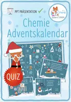 Vorschau - Spiele - Chemie Adventskalender Quiz - Powerpoint Präsentation - Deckblatt