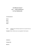 Vorschau - Stundenentwürfe - Würfelnetze Unterrichtsentwurf Referendariat RLP #Silvesterknaller23 - Seite 1