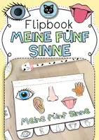 Vorschau - Unterrichtsreihen - Flipbook | Meine fünf Sinne - Deckblatt