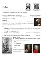 Vorschau - Arbeitsblätter - Oper, Operette, Musical (Materialpaket) - Seite 1