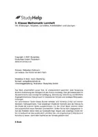 Vorschau - Arbeitsblätter - Mathe Lernheft 3. Klasse | Der Kanal mit dem Fisch - Seite 1