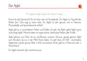 Vorschau - Arbeitsblätter - Apfel: Wissens- und Rätselheft 14seitig - Seite 2