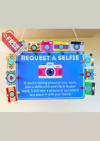 Vista previa - Hojas de trabajo - Request a selfie Poster - Portada