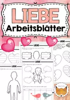 Vorschau - Arbeitsblätter - Liebe - Deckblatt
