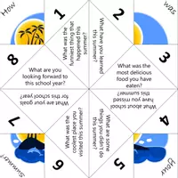 Vorschau - Mal- und Bastelvorlagen - Back to School Paper Fortune Teller/Cootie Catcher - Seite 3
