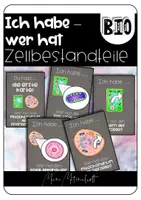 Vorschau - Spiele - Zellbestandteile - Ich habe ... wer hat ...? - Deckblatt