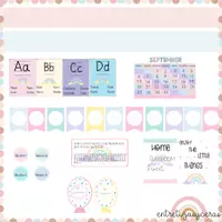Vista previa - Hojas de trabajo - Calm Classroom Decor Bundle (Español e inglés) - Portada