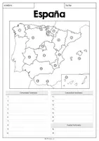 Vorschau - Arbeitsblätter - Arbeitsblatt - Comunidades Autónomas (ohne Hauptstadt) - Seite 3