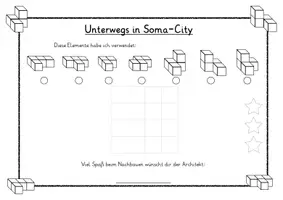 Vorschau - Unterrichtsreihen - Soma-Würfel - Ansichtskarten, Tippkarten und Architektenkarten - Seite 3