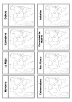 Vorschau - Arbeitsblätter - Kleines Flipbook - Comunidades Autónomas (zum Einzeichnen) - Seite 2