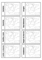 Vorschau - Arbeitsblätter - Kleines Flipbook - Comunidades Autónomas (zum Einzeichnen) - Seite 3