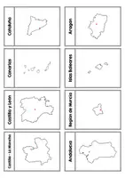 Vorschau - Arbeitsblätter - Kleines Flipbook - Comunidades Autónomas (mit Hauptstadt) - Seite 3