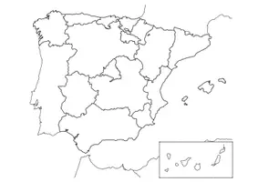 Vorschau - Mal- und Bastelvorlagen - Klettmappe - Comunidades Autónomas - Seite 3