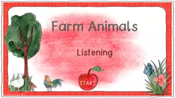 Vista previa - Unidades / Secuencias / Situaciones de Aprendizaje - Interactive -Farm animals: Listening - página 1