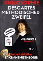 Vorschau - Arbeitsblätter - Descartes Methodischer Zweifel (Erkenntnistheorie AB 5) - Deckblatt