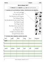 Vorschau - Arbeitsblätter - Grundwortschatztraining mit Adjektiven, ab Kl. 2 - Seite 3