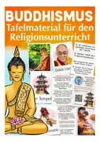 Vorschau - Arbeitsblätter - Buddhismus Bildkarten + Tafelmaterial Religion - Deckblatt
