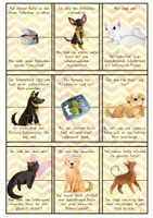 Vorschau - Spiele - Lesespiel - Hunde und Katzen (ab 2. Klasse) - Seite 1