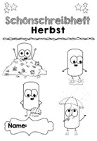 Vorschau - Arbeitsblätter - XXL-Paket: Schönschreibhefte Jahreszeiten + Tiere (Schreibschrift)) - Seite 3