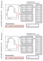 Vista previa - Unidades / Secuencias / Situaciones de Aprendizaje - Cuaderno de trabajo "Áreas compuestas 2 - Calcular el perímetro + cuaderno de soluciones" - página 3