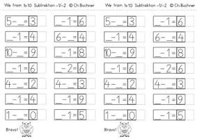 Vista previa - Unidades / Secuencias / Situaciones de Aprendizaje - Cuaderno de trabajo "Entrenamos a 10 -1-2 tareas de marcador de posición + cuaderno de soluciones" - página 2