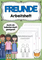 Vorschau - Arbeitsblätter - Freundschaft Arbeitsheft - Deckblatt