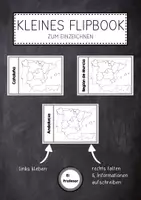 Vorschau - Arbeitsblätter - Kleines Flipbook - Comunidades Autónomas (zum Einzeichnen) - Deckblatt