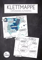 Vorschau - Mal- und Bastelvorlagen - Klettmappe - Comunidades Autónomas - Deckblatt