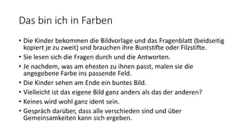 Vorschau - Stundenentwürfe - Soziales Lernen und Kunst: Mein persönliches Farbenbild - Seite 1