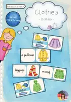 Vorschau - Spiele - Clothes Domino (Wortschatz passend zu Flex & Flory) - Deckblatt