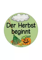 Vorschau - Stationenlernen - Legekreis - Der Herbst beginnt - Seite 1