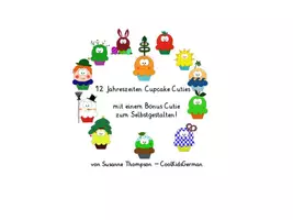 Vorschau - selbst erstellte Cliparts/Grafiken - Alle 12 Jahresuhr Cupcake Cuties - Deckblatt