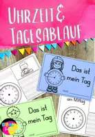 Vorschau - Arbeitsblätter - Materialsammlung Uhrzeit und Tagesablauf - Seite 1
