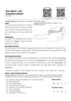 Vorschau - Arbeitsblätter - Arbeitsblatt "Großlandschaften Österreich - Alpen- und Karpatenvorland" mit Erklärvideo, Lösungen und Onlineübungen - Deckblatt