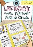 Vorschau - Unterrichtsreihen - Lapbook | Mein Körper - meine Sinne - Deckblatt