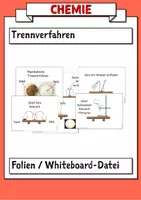 Vorschau - Präsentationen/Tafelbilder - Physikalisches Trennverfahren Sand Salz trennen - Deckblatt
