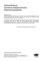 Vorschau - Arbeitsblätter - Pflanzensteckbriefe zum Ausfüllen - SekI - für ein grüneres Klassenzimmer - Seite 1