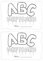 Vorschau - Arbeitsblätter - ABC Heftchen | Alphabet | Übungsheft zum ABC - Seite 1