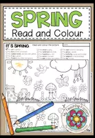 Vista previa - Hojas de trabajo - SPRING - Read and colour (2 niveles de diferenciación) - Portada