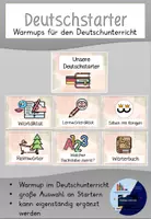 Vorschau - Spiele - Deutschstarter - Warmups für den Deutschunterricht - Deckblatt