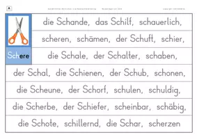 Vorschau - Arbeitsblätter - Konzentriertes Wortschatz- und Rechtschreibtraining - Wörter mit SCH am Anfang - Seite 3