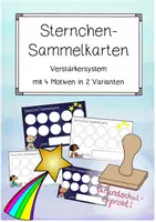 Vorschau - Fördermaterial/Inklusion - Sternchen-Sammelkarten Verstärkersystem - Deckblatt
