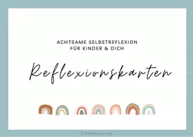 Vorschau - Poster - Reflexionskarten für Kinder & Dich - Deckblatt