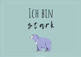 Vorschau - Bildkarten - 42 Affirmationskarten für Kinder - Seite 1