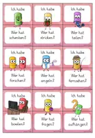 Vorschau - Spiele - Ich habe... Wer hat...? Lesespiel Verben II Chalkys - Seite 3